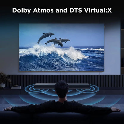 TCL S55H 2.1 / S45H 2.0 Sound Bar with Wireless Subwoofer for Smart TV | Dolby Atmos DTS:X Auto Room Calibration| 220W Power Wireless Bluetooth Home Theater Audio | App Control & Remote Control | Latest Model