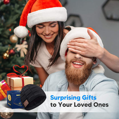 Bluetooth Beanie Hat, Gifts for Men Women Stocking Stuffers Christmas Birthday Gift Tech Gadget for Teen Boy Girl Teenager