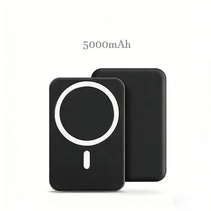 5000Mah Magnetic Charging Battery, Magsafe Wireless Fast Charging Technology, Suitable for Iphone 17/16/15/14/13/12 Series, Small and Portable Mobile Power Bank, Must-Have for Travel