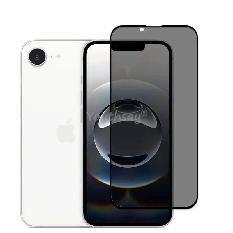 Privacy Screen Glass for Iphone 16E Glass Anti-Spy Protector Screen Film for Iphone 16E Tempered Glass for Iphone 16E 16 Pro Max