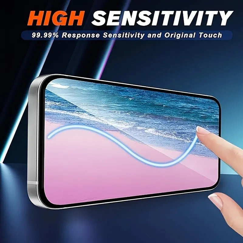 4 Pcs 9H Full Coverage Screen Protectors Suitable for Samsung A14 A15 A16 A17 A24 A25 A26 A27 A34 A35 A36 A37 A51 A52 A52S A53 A54 A55 A56 A57 Anti-Scratch Mobile Phone Tempered Glass Protective Film Suitable for Galaxy S25 FE Cellphone Accessories