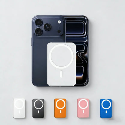 5000Mah Magnetic Charging Battery, Magsafe Wireless Fast Charging Technology, Suitable for Iphone 17/16/15/14/13/12 Series, Small and Portable Mobile Power Bank, Must-Have for Travel